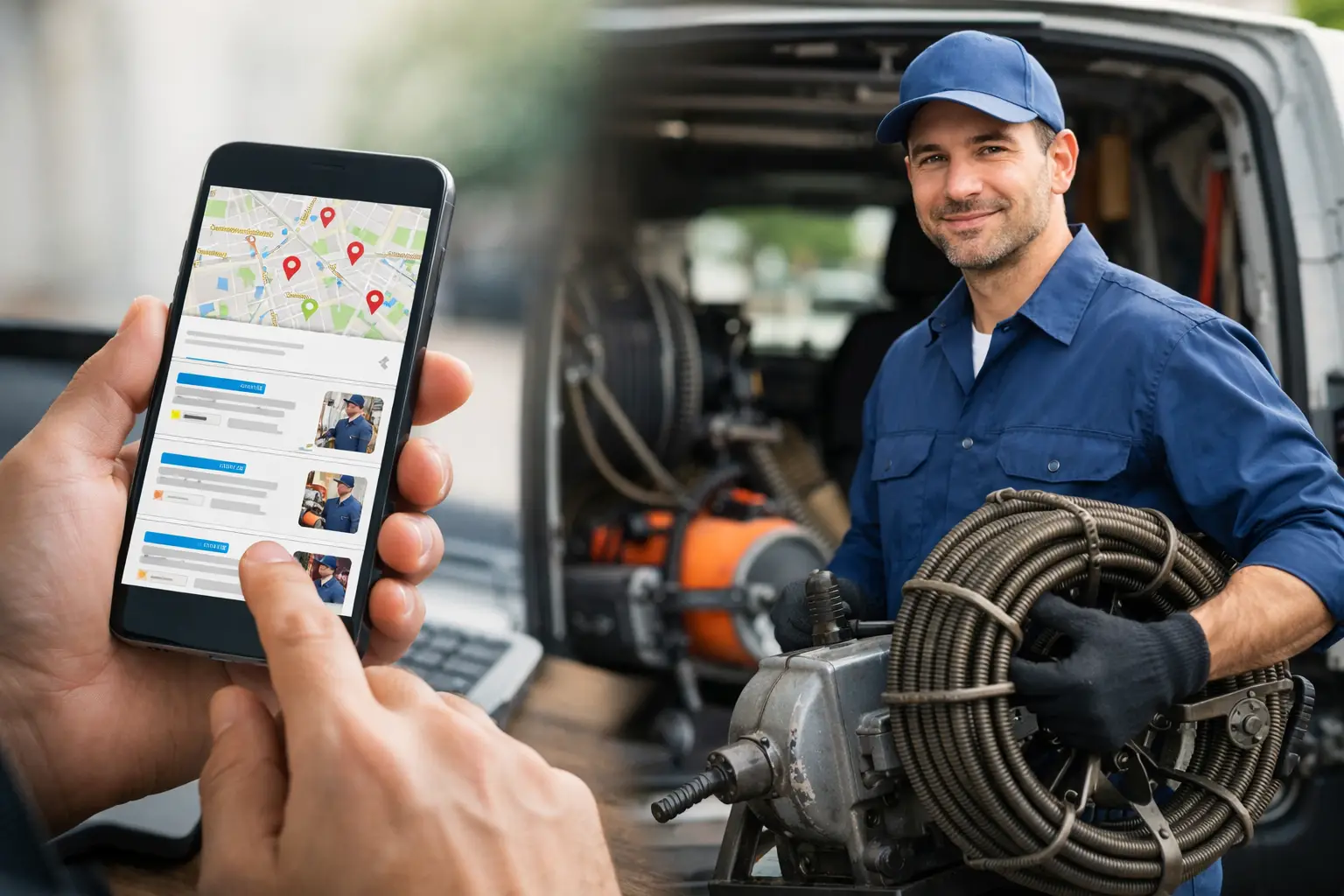 SEO local para desentupidora que gera chamadas