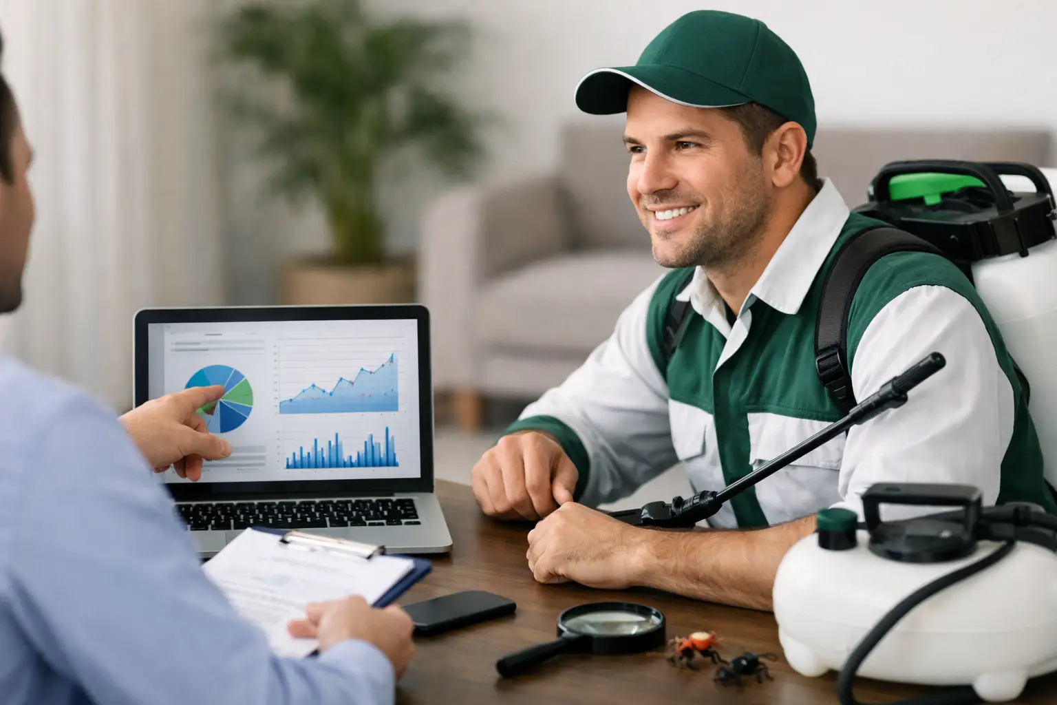 Captação de clientes para dedetização que vende