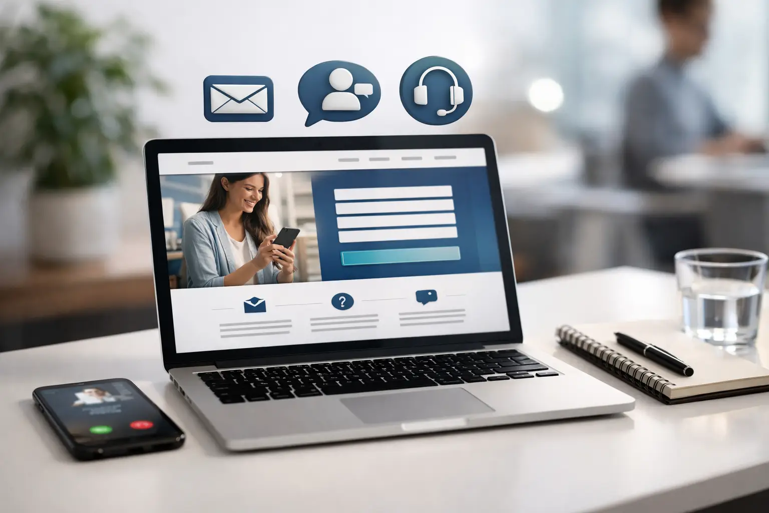 Landing pages profissionais que geram contatos