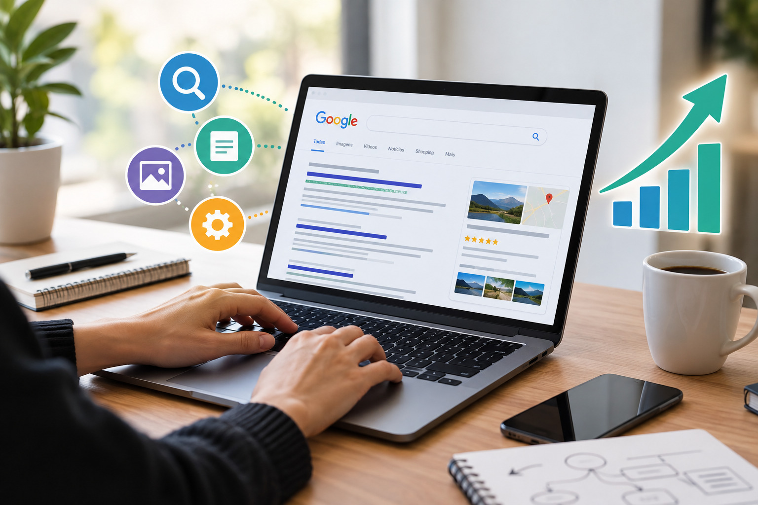 HOME 80 Como melhorar o posicionamento de um site no Google