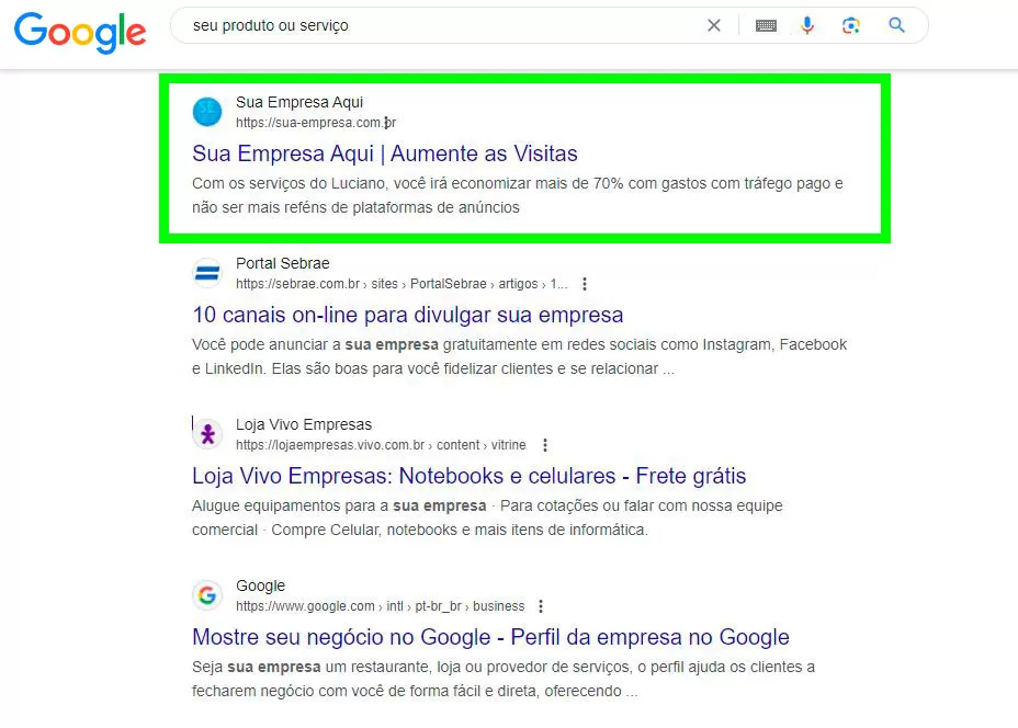 Especialista em SEO 1 especialista em seo: site na primeira posição do Google